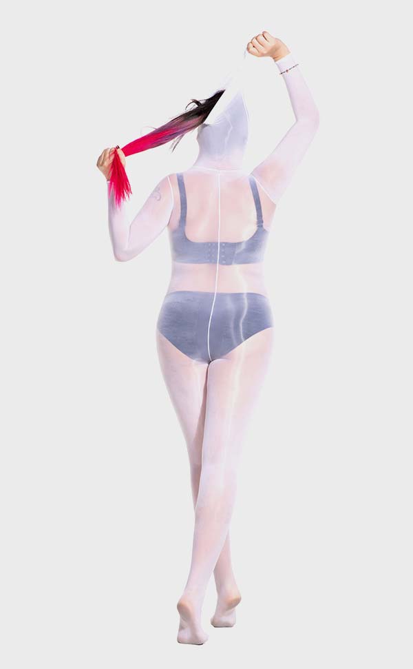 Glossy Hooded Unisex Bodystockings Glossy Hooded Unisex Bodystockings