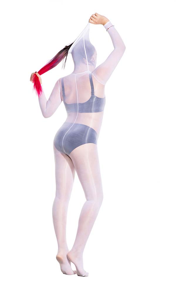 Glossy Hooded Unisex Bodystockings Glossy Hooded Unisex Bodystockings