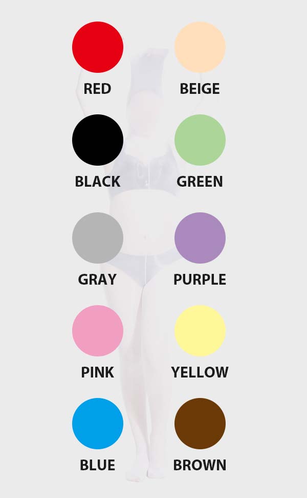 Glossy Hooded Unisex Bodystockings Glossy Hooded Unisex Bodystockings