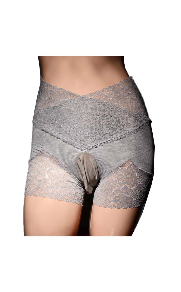 High Rise Lace Trunks with U Pouch High Rise Lace Trunks with U Pouch