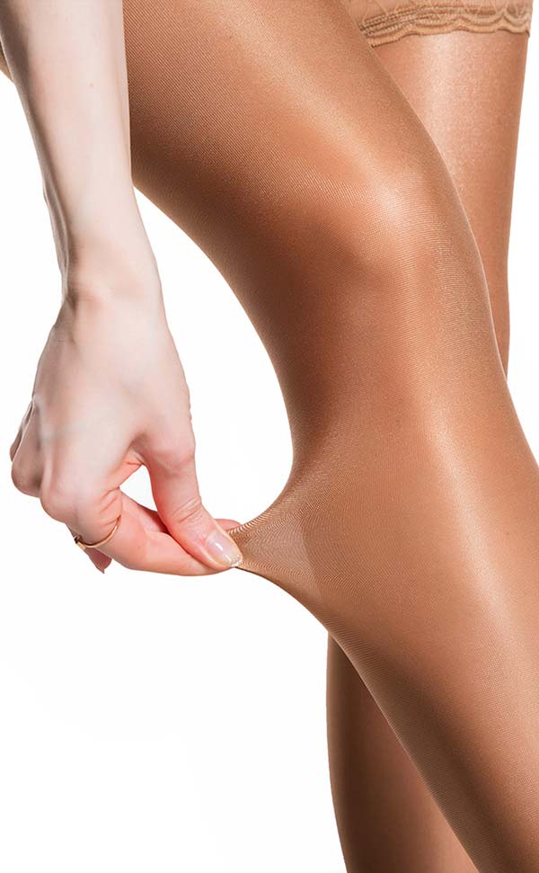 Lace Top Satin Thigh High Stockings Lace Top Satin Thigh High Stockings