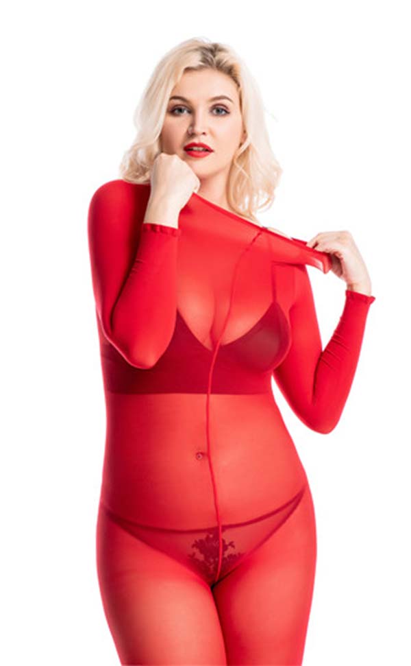 Unisex Matte Long Sleeve Bodystockings Unisex Matte Long Sleeve Bodystockings