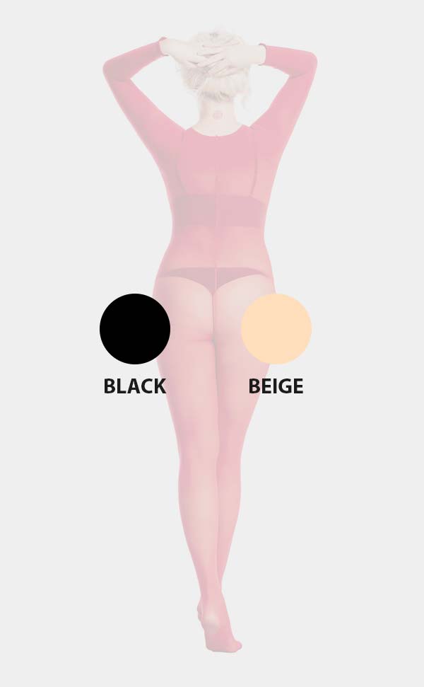 Unisex Matte Long Sleeve Bodystockings Unisex Matte Long Sleeve Bodystockings