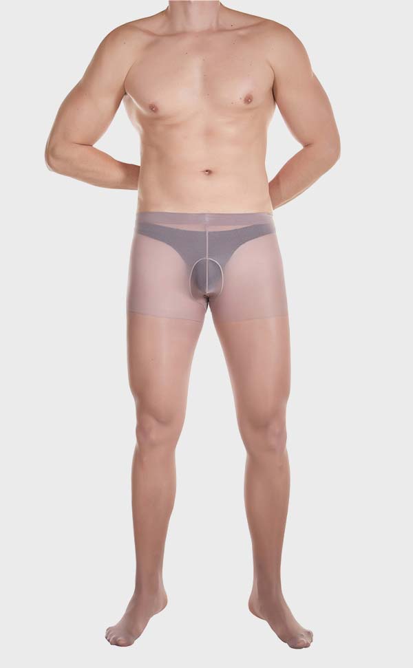 Sheer Large Tights with U Pouch Sheer Large Tights with U Pouch