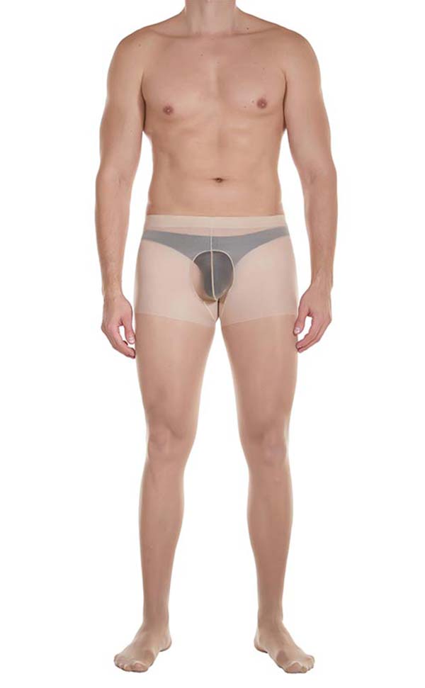 Sheer Large Tights with U Pouch Sheer Large Tights with U Pouch