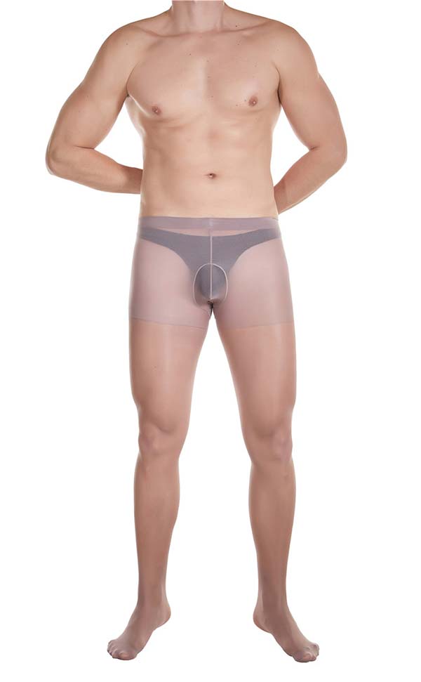 Sheer Large Tights with U Pouch Sheer Large Tights with U Pouch