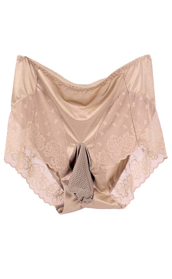 Large Silk Briefs with Massage Granule Large Silk Briefs with Massage Granule