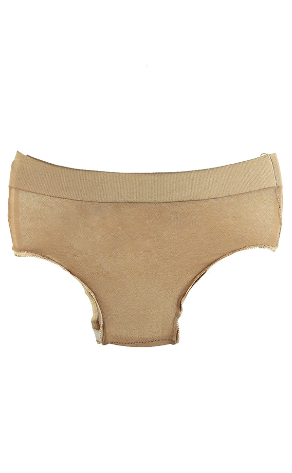 Women Men Nylon See Through Briefs Thong