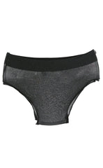 Women Men Nylon See Through Briefs Thong