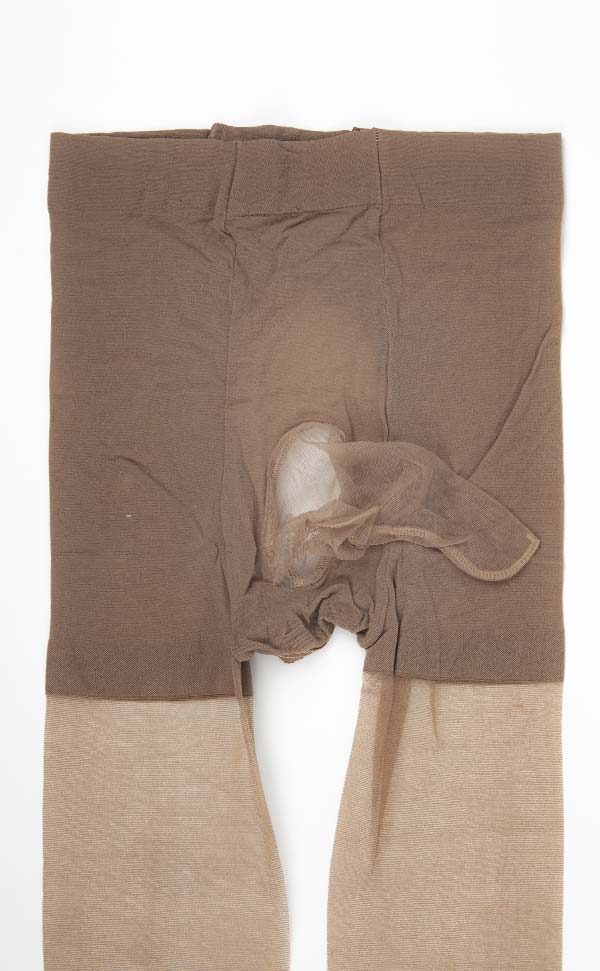 Ultra-Thin Crotchless Pantyhose Sheath Closed