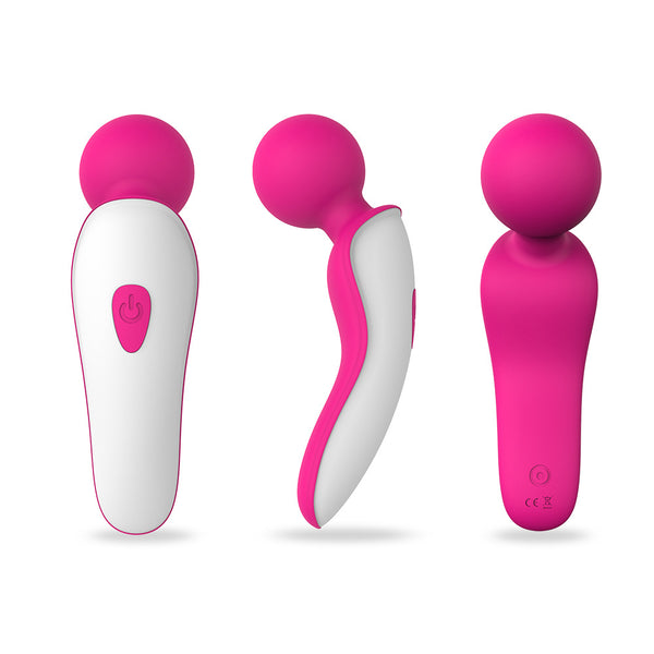 USB Rechargable Silicone Wand Vibrator