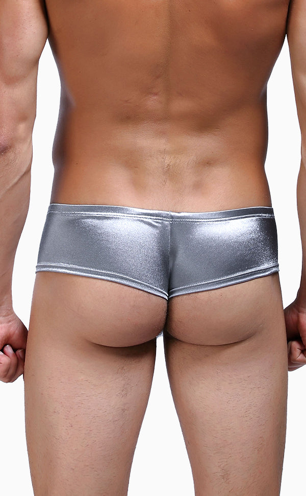 Glossy Micro Shaped Trunk with Pouch