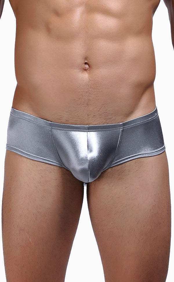 Glossy Micro Shaped Trunk with Pouch