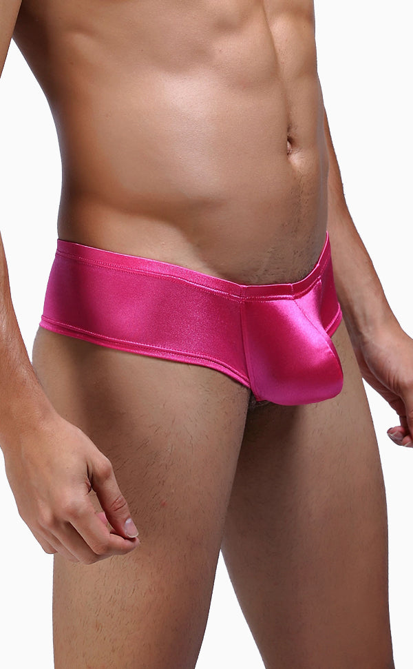 Glossy Micro Shaped Trunk with Pouch