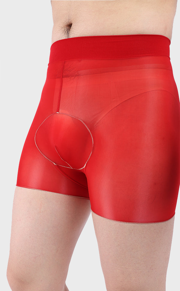 Men’s Glossy Underwear with Pouch