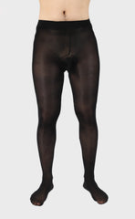 Men's Sheer Pantyhose Sheath Open