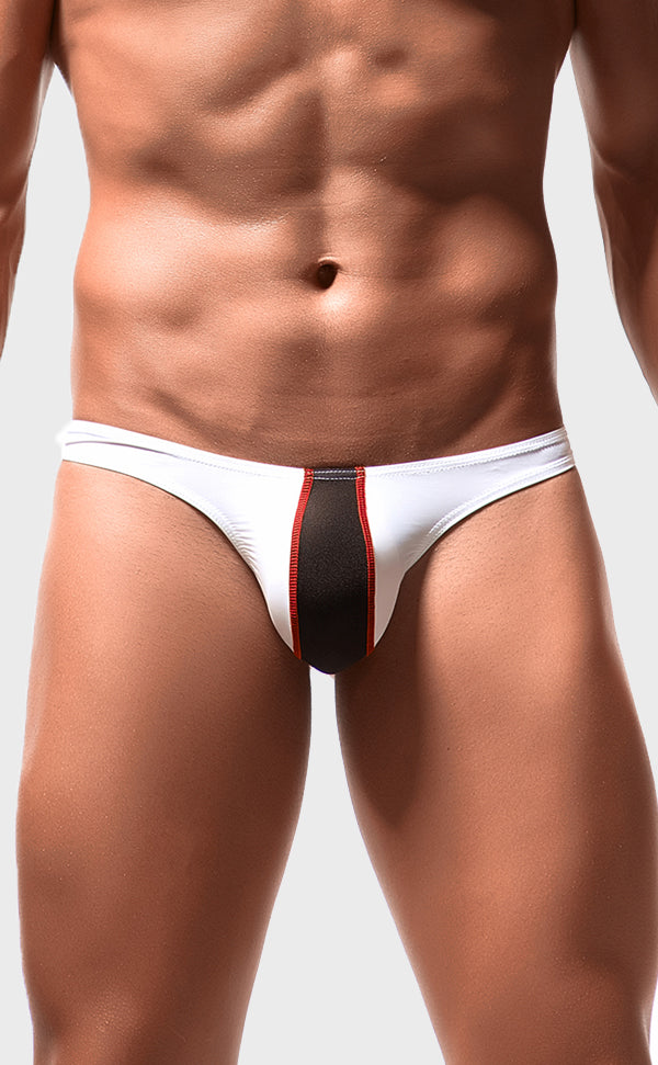 Ultra-thin Bicolor Thongs for Men