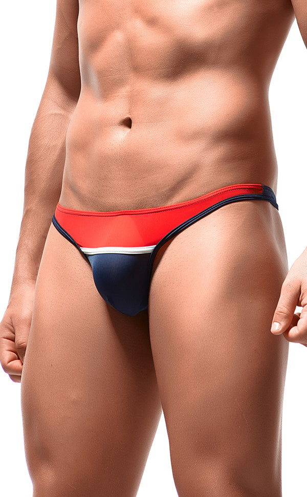 Men's Contrast Color Thongs