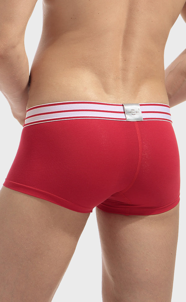 Men's Cotton Fashion Trunk with Pouch