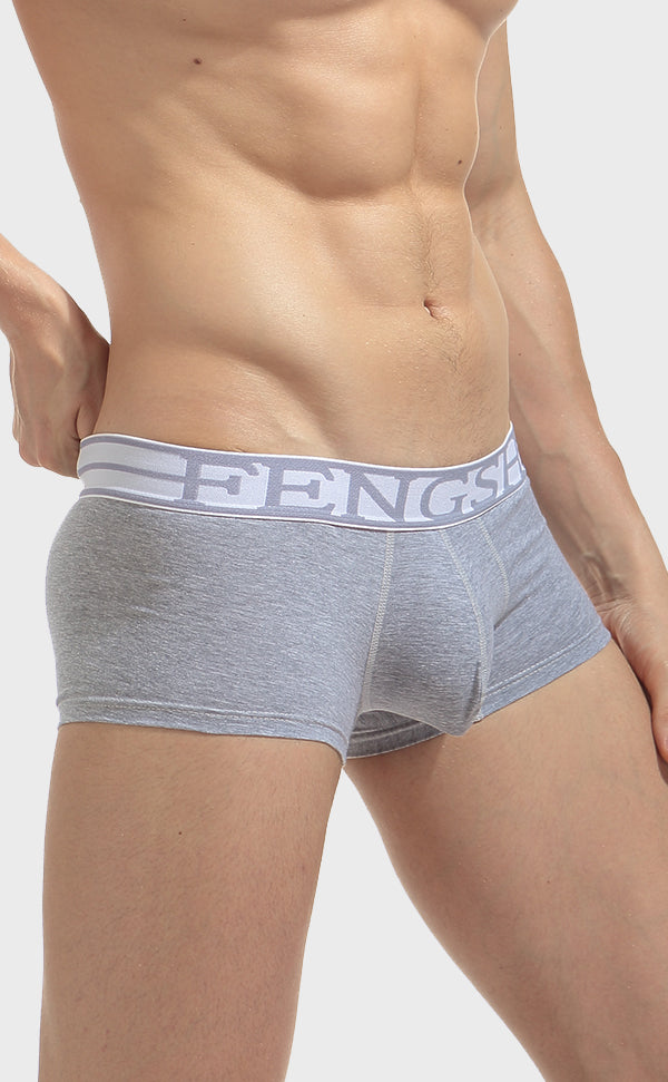 Men's Cotton Fashion Trunk with Pouch