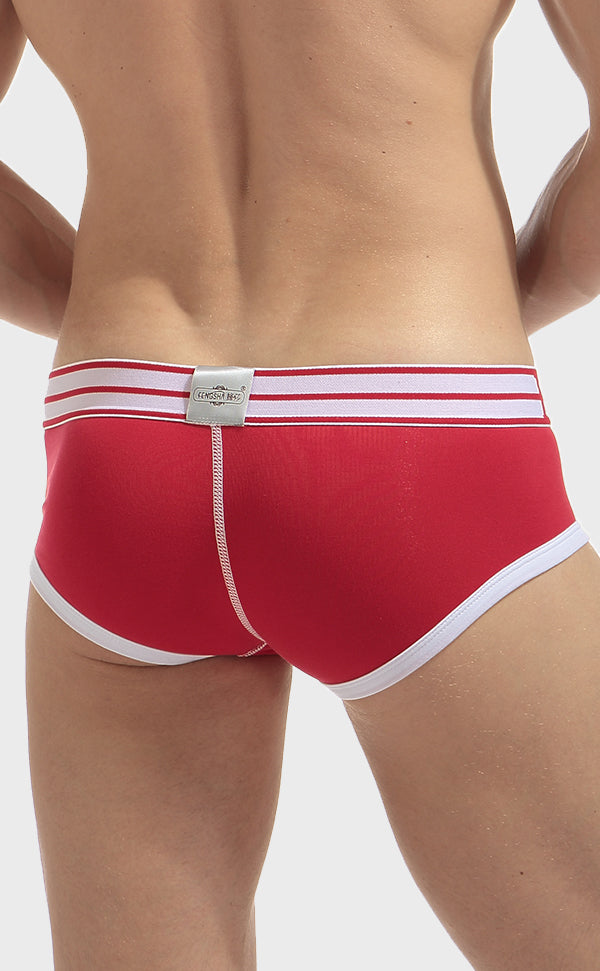 Cotton Fashion Bicolor Trunk with Pouch