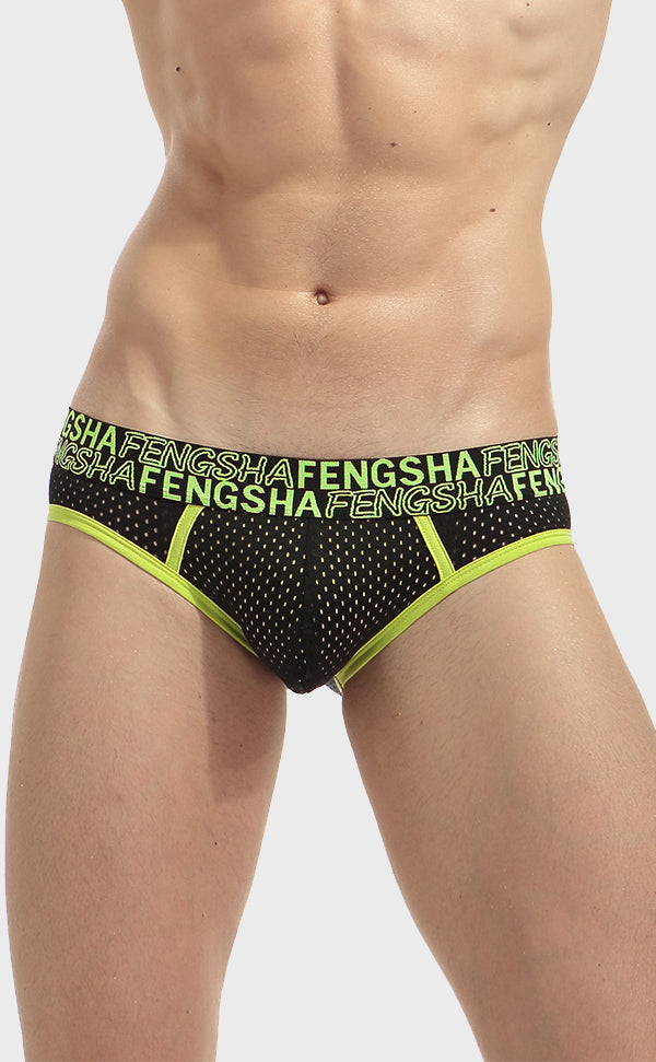 Semi Sheer Fashion Mesh Briefs for Men