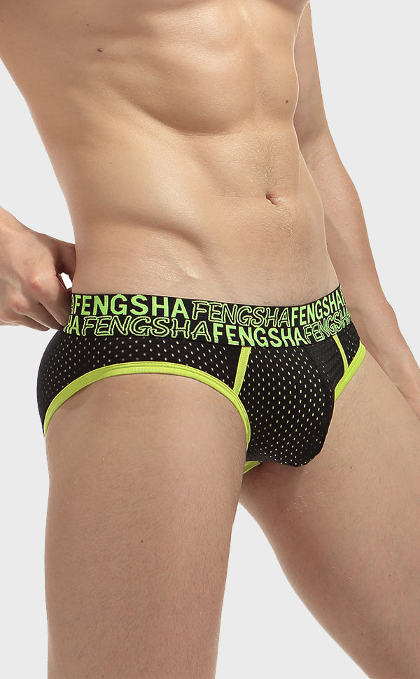 Semi Sheer Fashion Mesh Briefs for Men