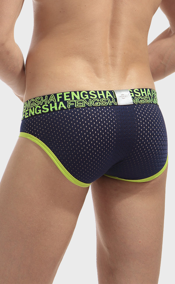 Semi Sheer Fashion Mesh Briefs for Men