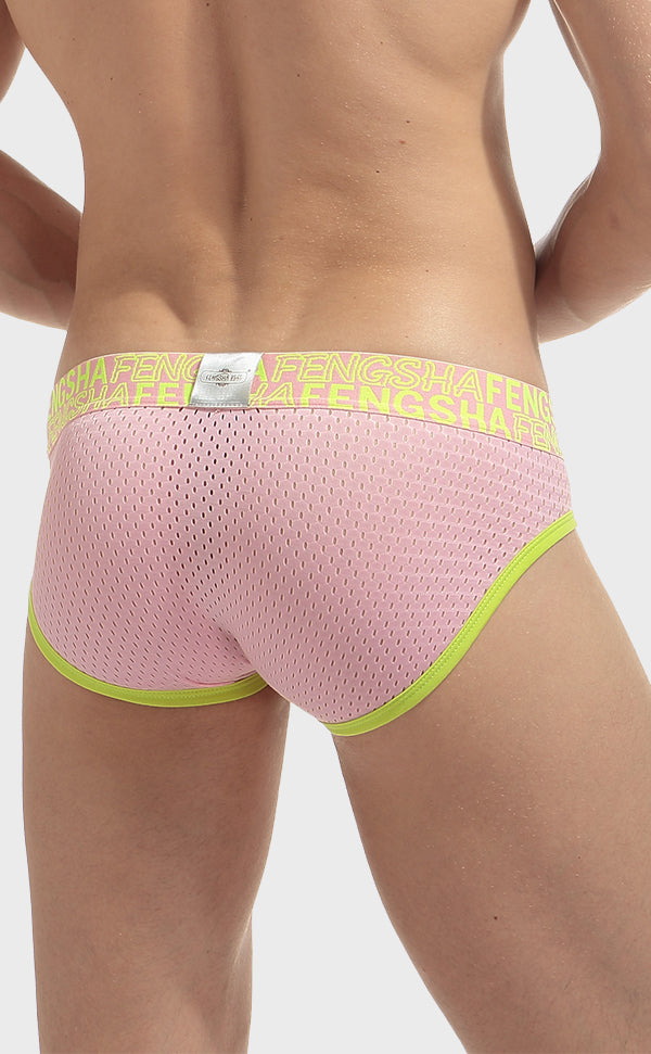 Semi Sheer Fashion Mesh Briefs for Men