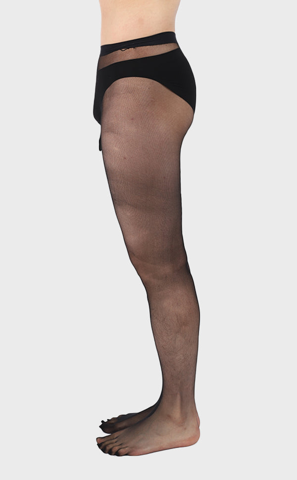 Men's Toe Pantyhose Sheath Open