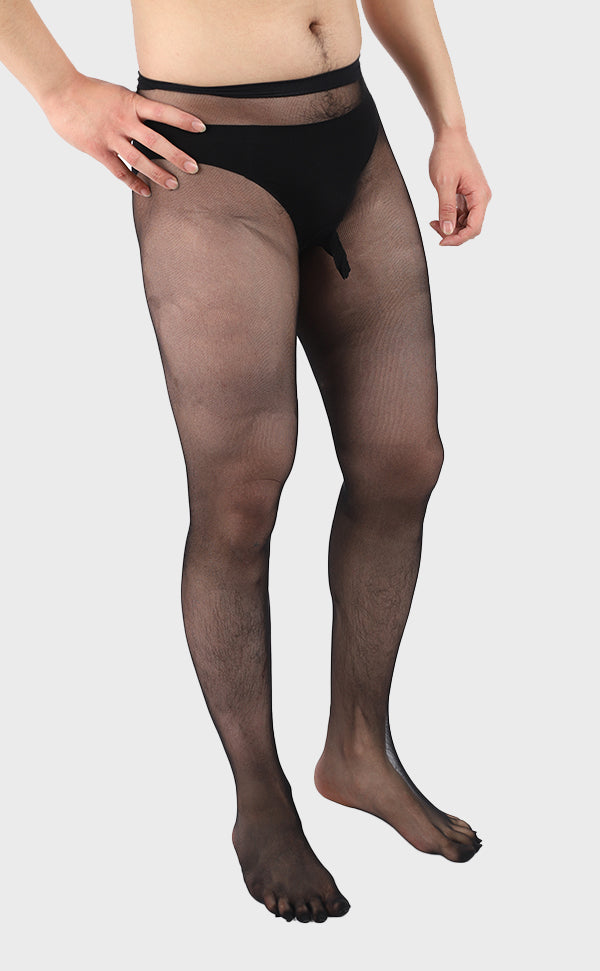 Men's Toe Pantyhose Sheath Open