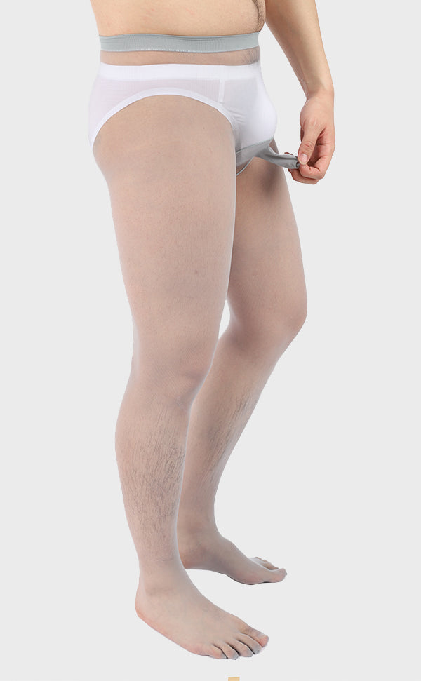 Men's Toe Pantyhose Sheath Open