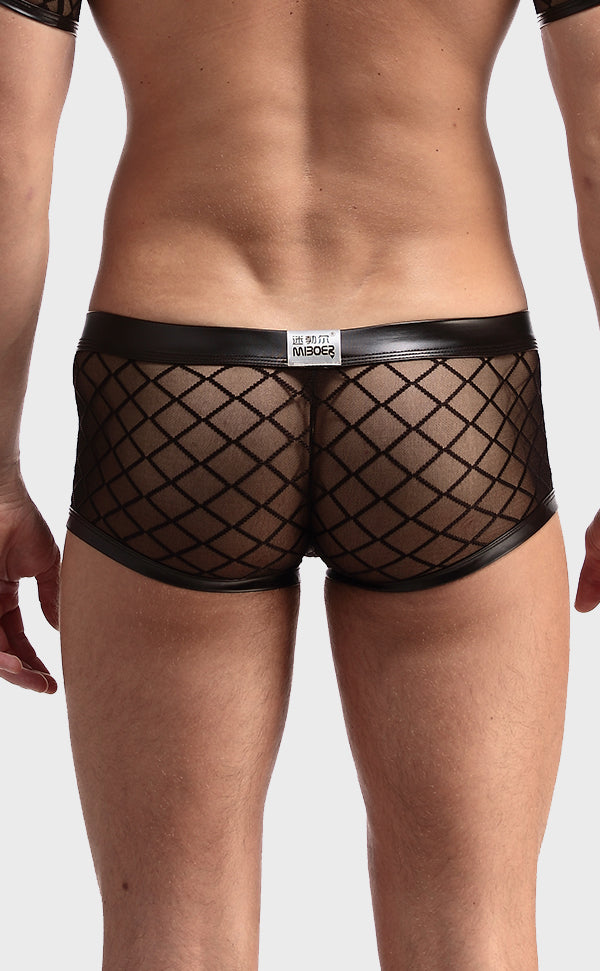 Men's Sexy Fishnet Vest Short Sleeve
