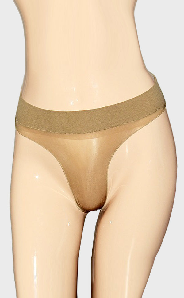 Sheer Glossy Pantyhose Briefs