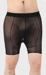 Men's Sheer Pantyhose Boxer Trunks