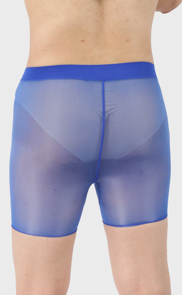 Men's Sheer Pantyhose Boxer Trunks