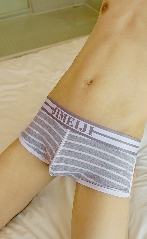 Men’s Fashion Cotton Stripes Micro Boxer Shorts