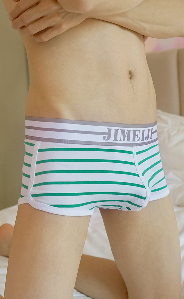 Men’s Fashion Cotton Stripes Micro Boxer Shorts