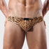 Men's Low Rise Sexy Leopard Print Thongs