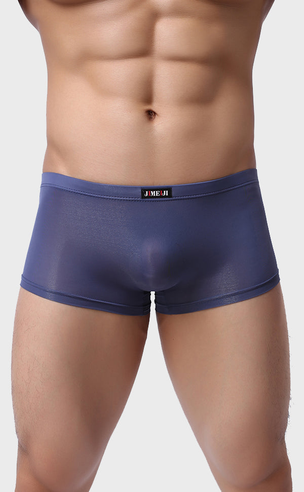 Ice Silk Solid color Trunk for Men