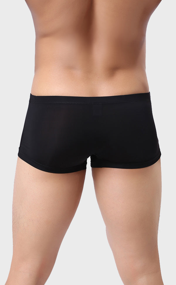 Ice Silk Solid color Trunk for Men