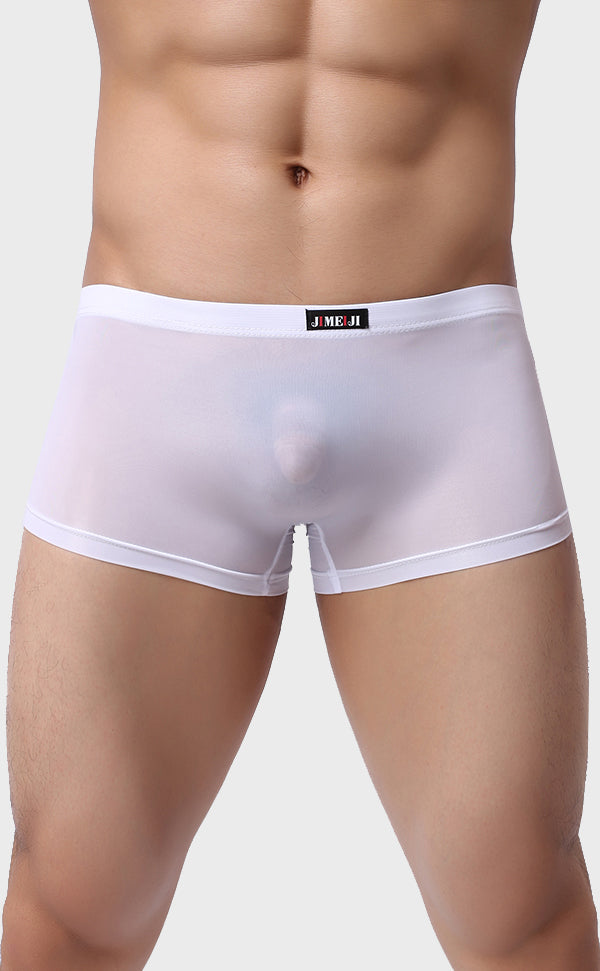 Ice Silk Solid color Trunk for Men