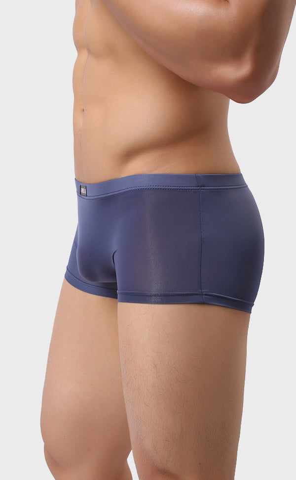 Ice Silk Solid color Trunk for Men