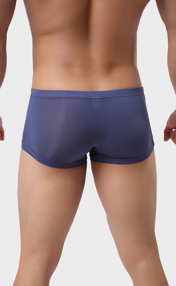 Ice Silk Solid color Trunk for Men