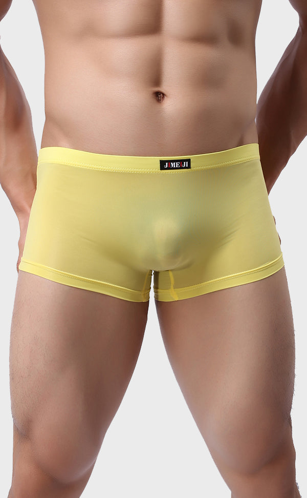 Ice Silk Solid color Trunk for Men