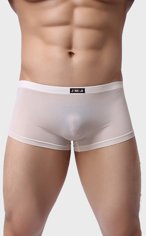 Ice Silk Solid color Trunk for Men