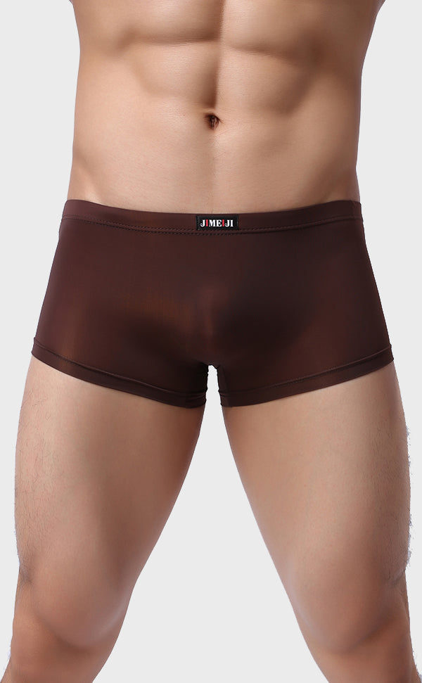 Ice Silk Solid color Trunk for Men