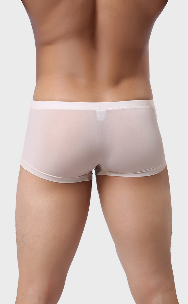 Ice Silk Solid color Trunk for Men