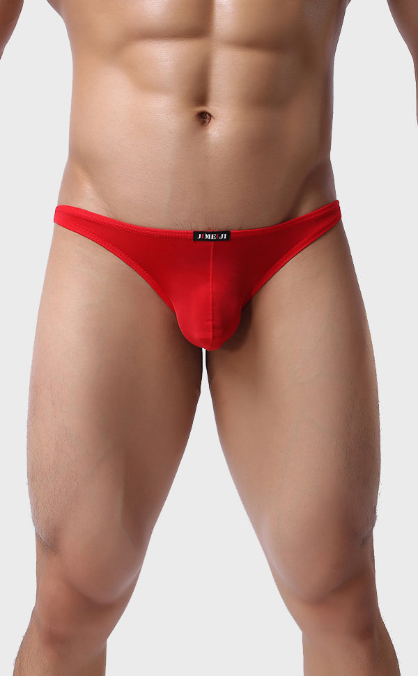 Ice Silk Solid color Bikini for Men