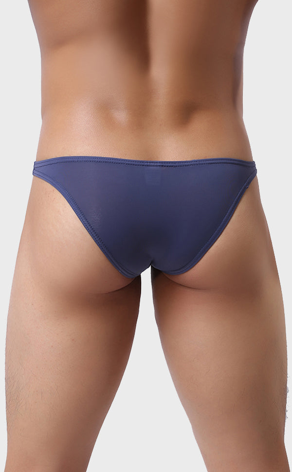 Ice Silk Solid color Bikini for Men